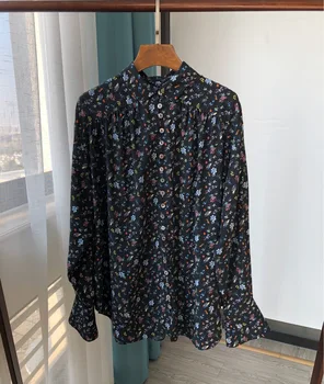 Women Shirt Black Gumlan Shirt Romantic Floral Flare Sleeve Loose Lazy Long Sleeve Shirt
Women Shirt Black Gumlan Shirt Romantic Floral Flare Sleeve Loose Lazy Long Sleeve Shirt