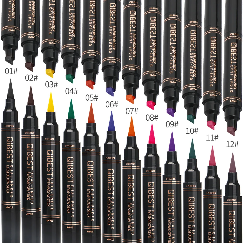 2in1 Eyeliner Waterproof Lasting Antifouling Quick Dry Double Head Liquid color Eyeliner Wing Eye Liner Make Up Tool TSLM1
2in1 Eyeliner Waterproof Lasting Antifouling Quick Dry Double Head Liquid color Eyeliner Wing Eye Liner Make Up Tool TSLM1
