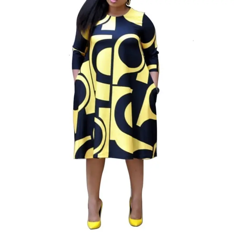 African Fashion Plus Size Irregular Printed Dress Office Lady Elegant Retro Casual A Line Dress 2019 Autumn Winter Women Fashion
African Fashion Plus Size Irregular Printed Dress Office Lady Elegant Retro Casual A Line Dress 2019 Autumn Winter Women Fashion