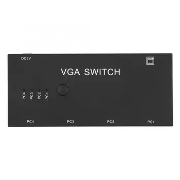 VGA Splitter 4-in 1-out Video Converter Switcher Computer Accessory 1920 x 1080 for HD Display 
VGA Splitter 4-in 1-out Video Converter Switcher Computer Accessory 1920 x 1080 for HD Display