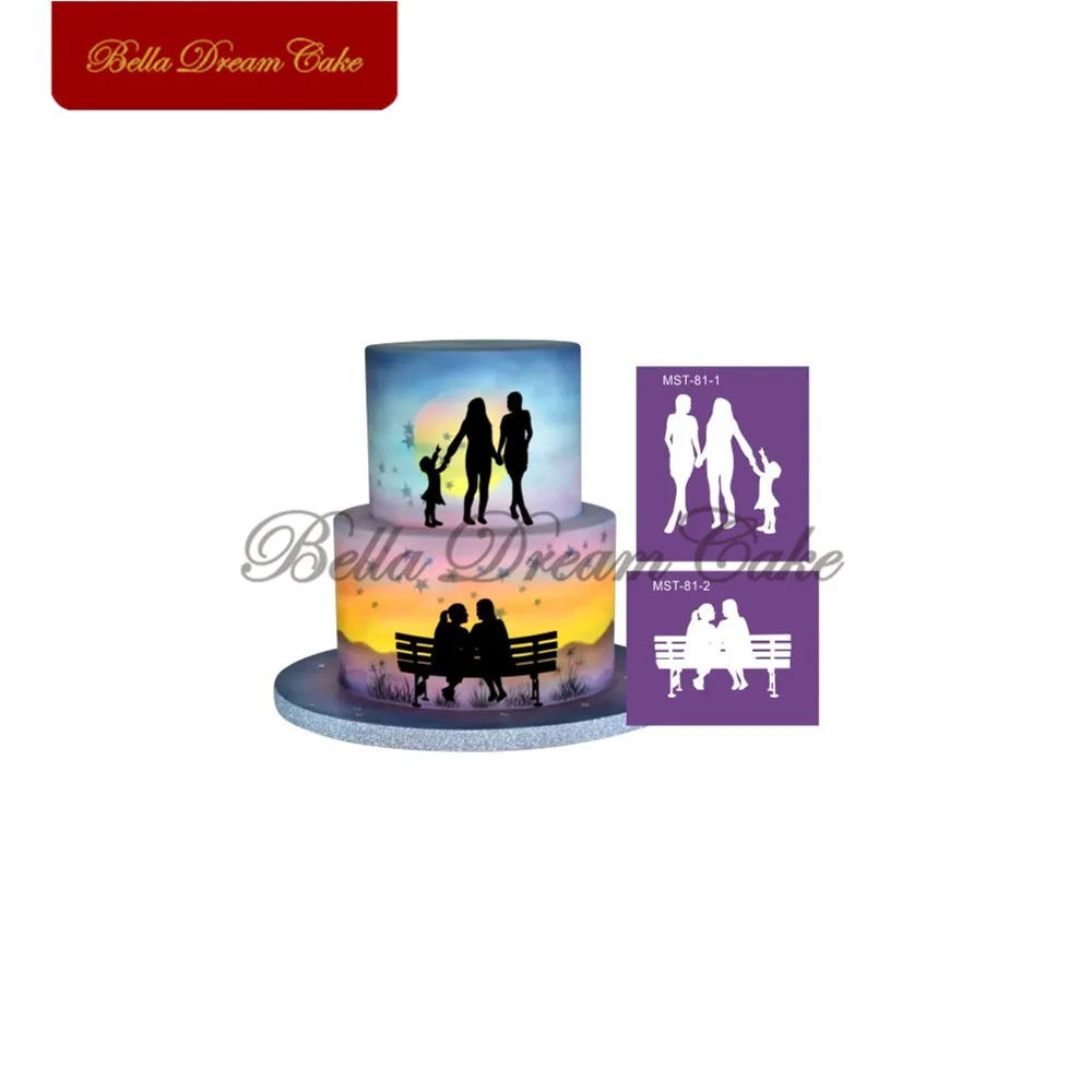 Couple&Family Design Mesh Stencil Set Fondant Lace Mold Cake Decorating Tools Cake Stencil Cake Border Stencils Bakeware MST-81
Couple&Family Design Mesh Stencil Set Fondant Lace Mold Cake Decorating Tools Cake Stencil Cake Border Stencils Bakeware MST-81