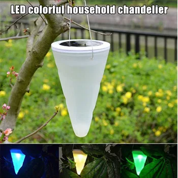 Outdoor Solar Cone LED Hang Lights Waterproof Yard Pendant for Home Garden Light Colorful LB88
Outdoor Solar Cone LED Hang Lights Waterproof Yard Pendant for Home Garden Light Colorful LB88