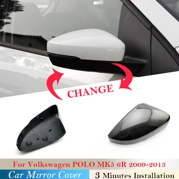 NEW Car Mirror Cover For Volkswagen VW POLO MK5 6R 2009 ~2013 Car Carbon fiber pattern Cover Side Wing Mirror Cover Caps 2012
NEW Car Mirror Cover For Volkswagen VW POLO MK5 6R 2009 ~2013 Car Carbon fiber pattern Cover Side Wing Mirror Cover Caps 2012