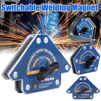 Switchable Hexagon/Arrow Welding Magnet On/Off Switch Strong Multi-angle Welding Holder Two Size FM3 FM4 S/M
Switchable Hexagon/Arrow Welding Magnet On/Off Switch Strong Multi-angle Welding Holder Two Size FM3 FM4 S/M