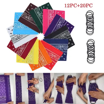 12Pcs Paisley Bandanas Multi Colored Set Head Scarf Double Sided DIY scarf Outdoor Reuseable foulard bandana бандана женская
12Pcs Paisley Bandanas Multi Colored Set Head Scarf Double Sided DIY scarf Outdoor Reuseable foulard bandana бандана женская