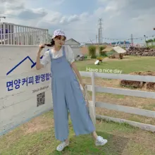 Spring Summer Women Bodysuit Jumpsuit Sweet High waist Loose Oversize Overalls Fashion Casual female Playsuits 2021 NEW 
Spring Summer Women Bodysuit Jumpsuit Sweet High waist Loose Oversize Overalls Fashion Casual female Playsuits 2021 NEW