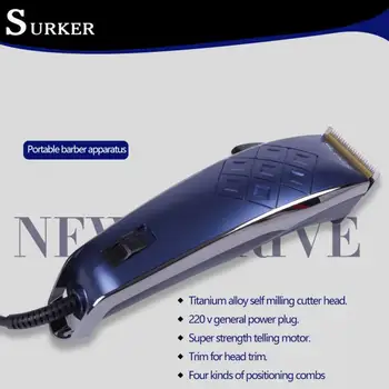 SURKER Clipper Shaver Electric Beard Trimmer Portable Mini Hair Cutting Machine Men Razor with 4 Combs Beard Shaver
SURKER Clipper Shaver Electric Beard Trimmer Portable Mini Hair Cutting Machine Men Razor with 4 Combs Beard Shaver