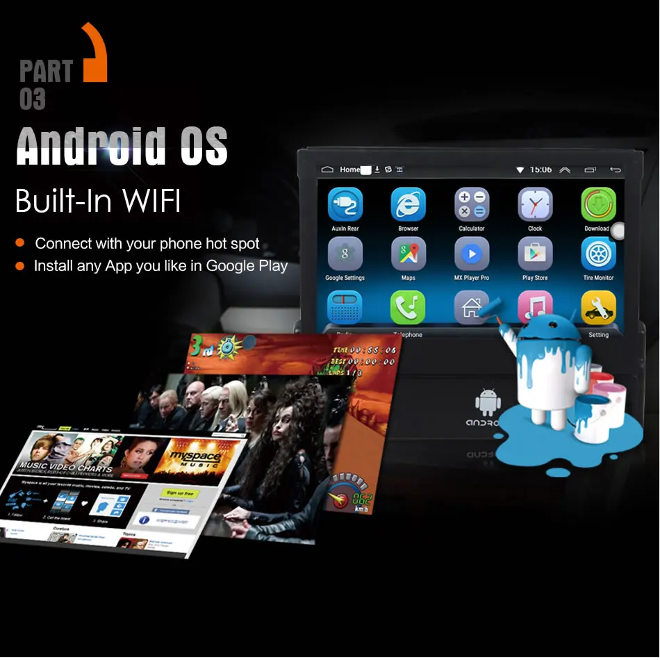 Discount Single Din Android Quad Core 7 Inch Touch Screen Car Dash Player GPS WIFI Bluetooth Hean Unit Stereos 12V - 24V for Car Truck 14 Discount Single Din Android Quad Core 7 Inch Touch Screen Car Dash Player GPS WIFI Bluetooth Hean Unit Stereos 12V - 24V for Car Truck 14