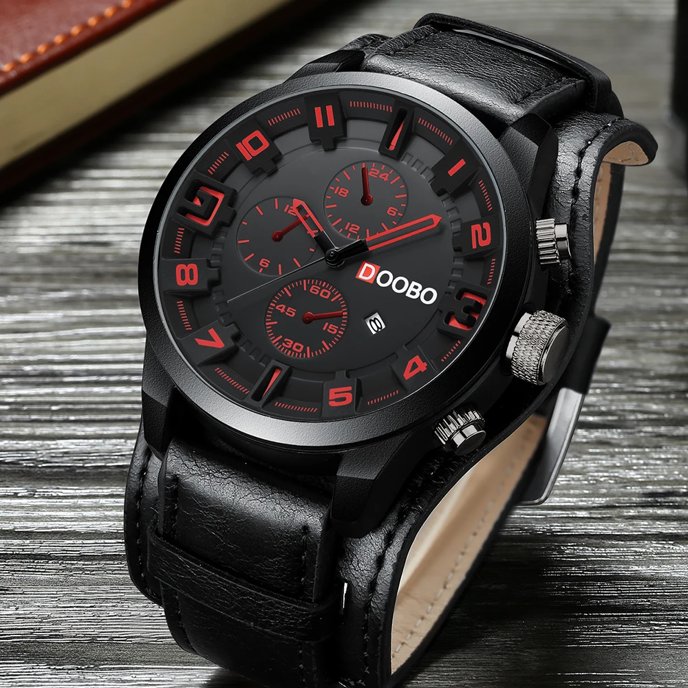 Top Brand DOOBO Mens Watches Luxury Men Watch Leather Strap Fashion Quartz-Watch Casual sports Wristwatch Date Clock Relojes
Top Brand DOOBO Mens Watches Luxury Men Watch Leather Strap Fashion Quartz-Watch Casual sports Wristwatch Date Clock Relojes