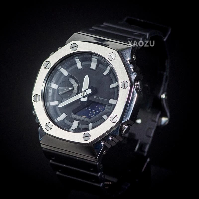 XAOZU For GA-2100 Watch Band Strap Bezel/Case 316L Stainless Steel Metal Steel Belt With Tools Wholesale Watchband GA2100 black
XAOZU For GA-2100 Watch Band Strap Bezel/Case 316L Stainless Steel Metal Steel Belt With Tools Wholesale Watchband GA2100 black