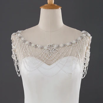 YouLaPan Beaded Wedding Bolero Luxury Crystal Wedding Wrap Jacket for Evening Prom Women Shrug Accessories Bridal Wraps G13
YouLaPan Beaded Wedding Bolero Luxury Crystal Wedding Wrap Jacket for Evening Prom Women Shrug Accessories Bridal Wraps G13