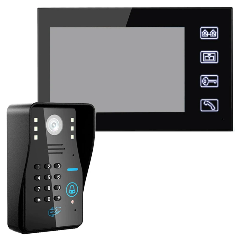 Mountainone 7 Inches Password Video Door Waterproof Electronic Lock Wireless Remote Control Unlock Phone Intercom System Kit O
Mountainone 7 Inches Password Video Door Waterproof Electronic Lock Wireless Remote Control Unlock Phone Intercom System Kit O
