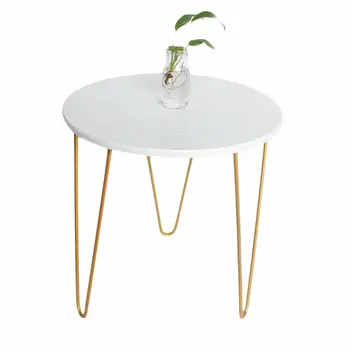 Balcony small round table wrought iron mini simple modern reception coffee table sofa side a few Nordic minimalist