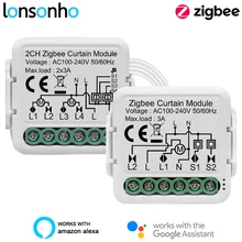 Lonsonho Tuya Zigbee Smart Curtain Switch Module 1 2 Gang for Blind Motor Wireless Remote Control Works with Alexa Google Home
Lonsonho Tuya Zigbee Smart Curtain Switch Module 1 2 Gang for Blind Motor Wireless Remote Control Works with Alexa Google Home