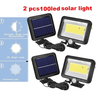 2/4pcs Solar PIR Motion Sensor Outdoor Garden Street Led Solar Panel Powered Lamp 100/56/30leds Path light Security Wall lightin
2/4pcs Solar PIR Motion Sensor Outdoor Garden Street Led Solar Panel Powered Lamp 100/56/30leds Path light Security Wall lightin