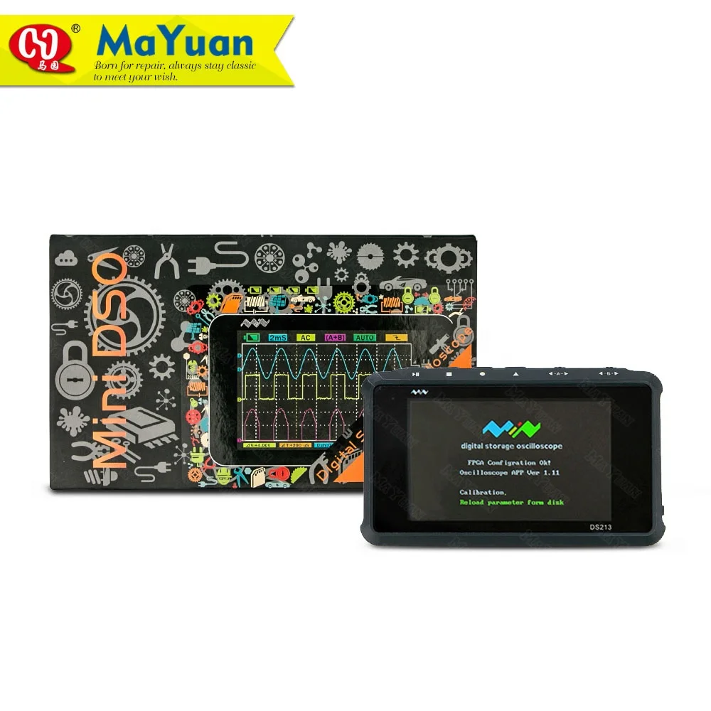 Miniware DS213 Professional Portable MINI 4 Channel Digital Oscilloscope 100MS/s
Miniware DS213 Professional Portable MINI 4 Channel Digital Oscilloscope 100MS/s