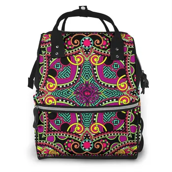 Mummy Bag Square Mandala Pattern Nappy Backpack Large Capacity Stroller Bag Mom Baby Multi-function Waterproof Diaper Bag
Mummy Bag Square Mandala Pattern Nappy Backpack Large Capacity Stroller Bag Mom Baby Multi-function Waterproof Diaper Bag