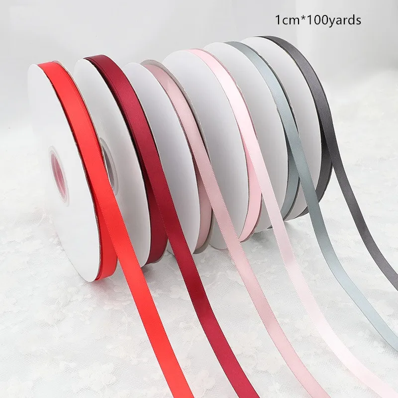 1cm Ribbons Many Colors Solid Color Satin Ribbons Wedding Decorative Gift Box Belt DIY Crafts Christmas Grosgrain Ribbon
1cm Ribbons Many Colors Solid Color Satin Ribbons Wedding Decorative Gift Box Belt DIY Crafts Christmas Grosgrain Ribbon