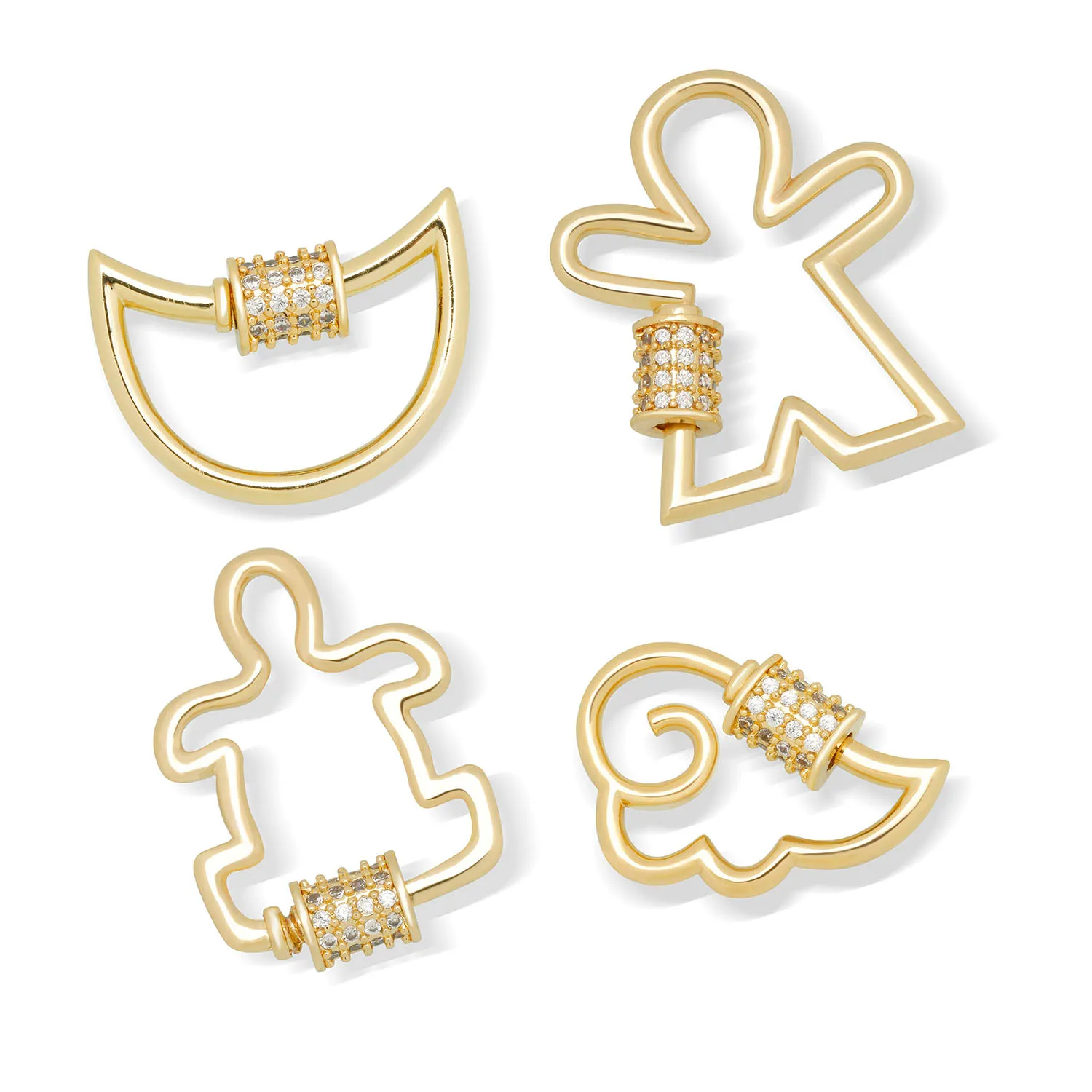 AAA Cubic Zirconia Stones Lovey Chilld Cat Head Sea Turtle Cloud Charm For Necklace Makings Gold-plated Brass Screw Locks DIY
AAA Cubic Zirconia Stones Lovey Chilld Cat Head Sea Turtle Cloud Charm For Necklace Makings Gold-plated Brass Screw Locks DIY