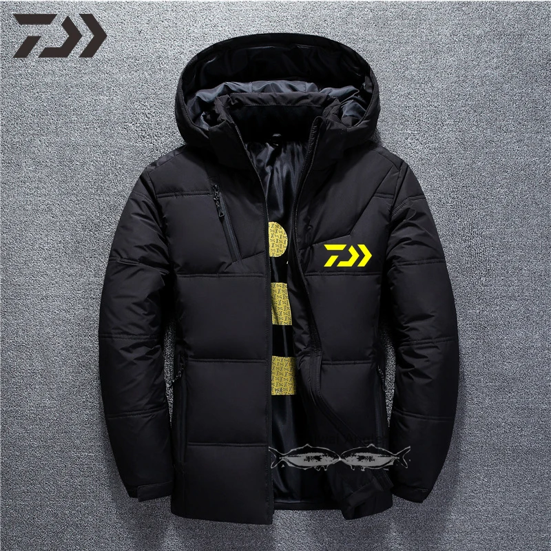 Daiwa Thick Thermal Fishing Jacket Men Winter Waterproof Windproof Down Fishing Clothes Solid Long Sleeve Velvet Clothing 
Daiwa Thick Thermal Fishing Jacket Men Winter Waterproof Windproof Down Fishing Clothes Solid Long Sleeve Velvet Clothing