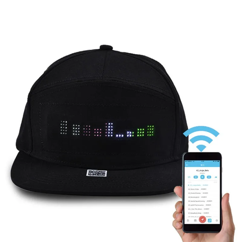 Led Display Cap Smartphone App Controlled Glow Diy Edit Text Hat Baseball Cap Smartphone App Controlled Caps
Led Display Cap Smartphone App Controlled Glow Diy Edit Text Hat Baseball Cap Smartphone App Controlled Caps