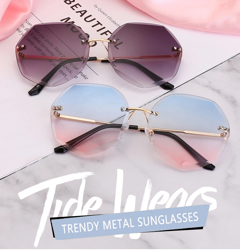 Rimless Sunglasses