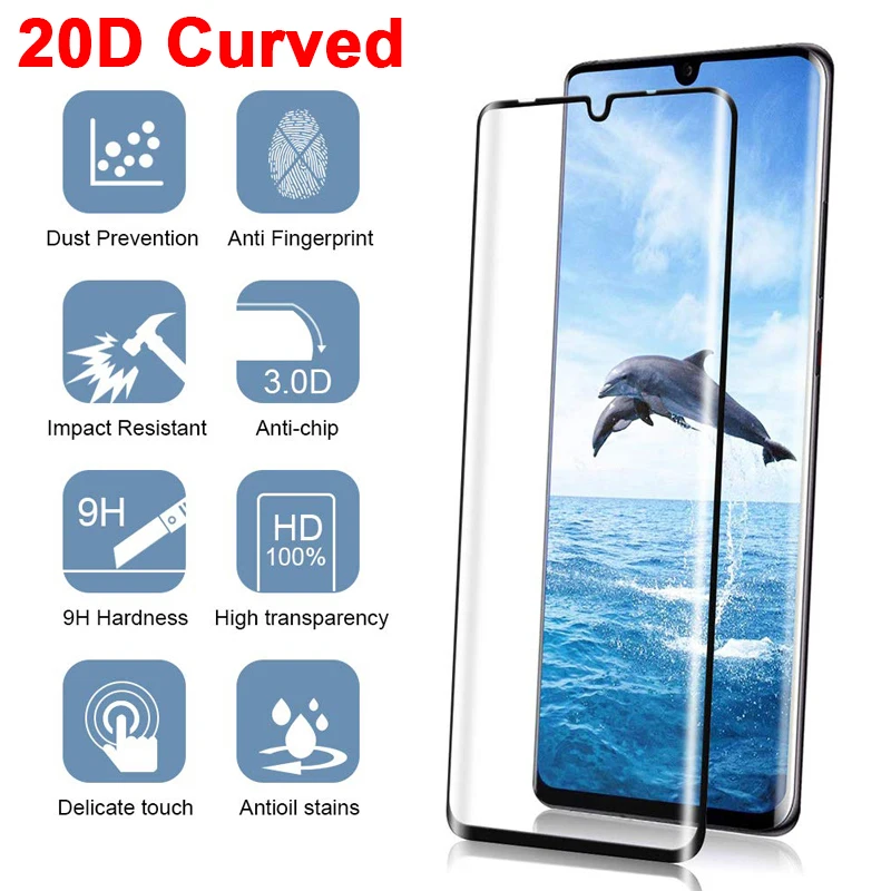 Изогнутое закаленное стекло 20D для Xiaomi Mi Note 10 Lite Pro HD твердое Переднее CC9 Ultra