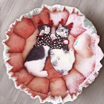 New Dog Beds Mat Dual-purpose Kennel Easy To Store Four Seasons Universal Small Dog Cat Pad Cute Lace Cat Litter Pet Supplies
New Dog Beds Mat Dual-purpose Kennel Easy To Store Four Seasons Universal Small Dog Cat Pad Cute Lace Cat Litter Pet Supplies