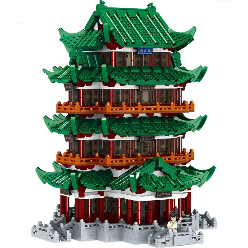 Chinese Architecture Model Toys The Tengwang Pavilion Set Building Blocks Assembly Model Bricks Kids DIY Christmas Toys Gifts
Chinese Architecture Model Toys The Tengwang Pavilion Set Building Blocks Assembly Model Bricks Kids DIY Christmas Toys Gifts