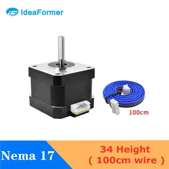 1pc/5pcs 3D Printer Nema 42 motor bipolar StepperFor RepRap Motor 1.3A 2 phase 34mm height 4 leads 42BYG45034-24D High Quality
1pc/5pcs 3D Printer Nema 42 motor bipolar StepperFor RepRap Motor 1.3A 2 phase 34mm height 4 leads 42BYG45034-24D High Quality