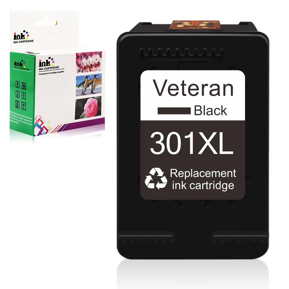 Картридж чернильный Veteran 301XL для принтера HP 301 XL Envy 4500 4502 4504 5530 Deskjet 2050 1000 1050 3000 3054 |