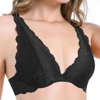 Sexy Women's Underwear Bra Lace Bralette Seamless Plus Size Brassiere Push Up Wireless Pitted Bra Lingerie Feminina Plunge BH
Sexy Women's Underwear Bra Lace Bralette Seamless Plus Size Brassiere Push Up Wireless Pitted Bra Lingerie Feminina Plunge BH