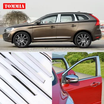 TOMMIA Full Window Middle Pillar Molding Sill Trim Chromium Styling Strips Stainless Steel For Volvo XC60 2011-2015
TOMMIA Full Window Middle Pillar Molding Sill Trim Chromium Styling Strips Stainless Steel For Volvo XC60 2011-2015