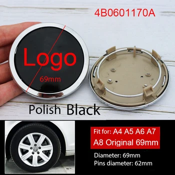 4pcs/lot 69mm Car Wheel Rim Hub Center Caps Cover Emblem for Audi A3 A5 A4 A6 A7 A8 Q7 Accessories Badge 4B0 601 170A 4B0601170A 
4pcs/lot 69mm Car Wheel Rim Hub Center Caps Cover Emblem for Audi A3 A5 A4 A6 A7 A8 Q7 Accessories Badge 4B0 601 170A 4B0601170A