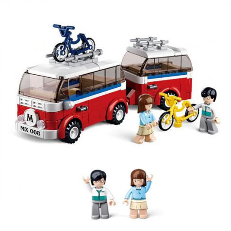 DIY 0566 simulation city camper set spell insert small particles building blocks children's educational toys gifts
DIY 0566 simulation city camper set spell insert small particles building blocks children's educational toys gifts
