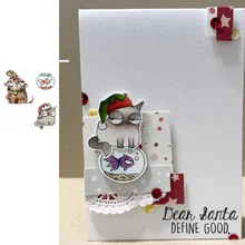 Christmas Pets Metal Cutting Dies Stamps Scrapbook Diary Decoration Embossing Cut Dies Template Diy Greeting Card Handmade
Christmas Pets Metal Cutting Dies Stamps Scrapbook Diary Decoration Embossing Cut Dies Template Diy Greeting Card Handmade
