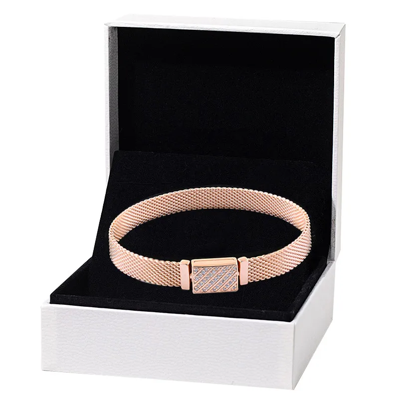 925 Sterling Silver Reflexions Long Clasp Pave Bracelets For Women Fit Charms Beads DIY Bracelet Bangles Gift Fashion Jewelry
925 Sterling Silver Reflexions Long Clasp Pave Bracelets For Women Fit Charms Beads DIY Bracelet Bangles Gift Fashion Jewelry