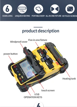 NEW YOUYSI-T9 Automatic Fusion Splicer Machine fiber Optic fusion splicer FTTH Optic Fiber Welding Splicing Machine
NEW YOUYSI-T9 Automatic Fusion Splicer Machine fiber Optic fusion splicer FTTH Optic Fiber Welding Splicing Machine