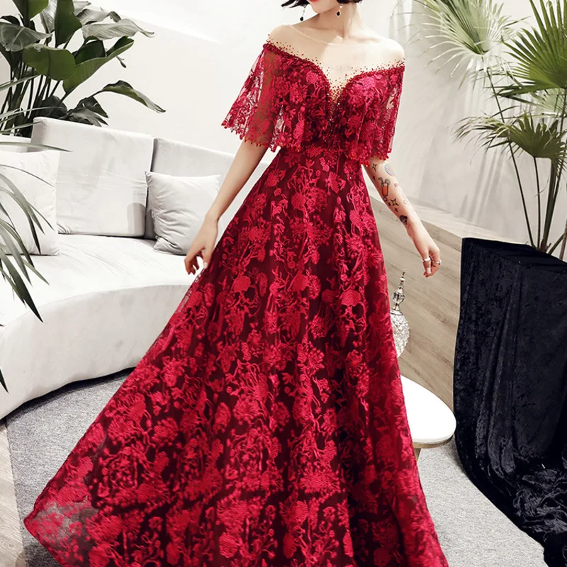 2020 Vestido De Noiva Cocktail Gengli Toast Suit The New Long Autumn Evening Dress Female Wedding Bride Engagement Show Thin
2020 Vestido De Noiva Cocktail Gengli Toast Suit The New Long Autumn Evening Dress Female Wedding Bride Engagement Show Thin