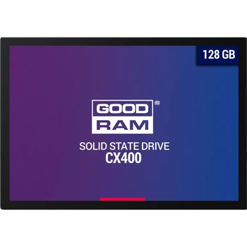 

SSD Goodram CX400 SSDPR-CX400-128 SSD, 2.5 ", 128GB, SATA-III, read: 550 Mb / s, write: 450 Mb / s, TLC 3D NAND, TRIM