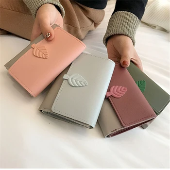 2020 New PU Leather Female Contrast Color Wallet Women Multifunctional Folding Clutch Korean Lady Tree Leaf Coin Card Holder Bag
2020 New PU Leather Female Contrast Color Wallet Women Multifunctional Folding Clutch Korean Lady Tree Leaf Coin Card Holder Bag