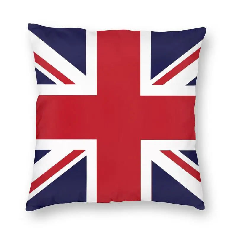 

Union Jack Flag Of The UK Cushion United Kingdom British Floor Pillow Case for Sofa Custom Pillowcase Home Decor