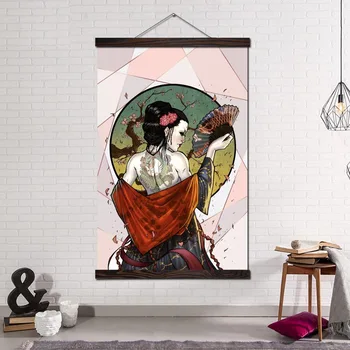 Posters and Prints Scroll Canvas Painting Art Print Wall Pictures Frame Painting Home Decoration Japanese Geisha Dragon Tattoos 
Posters and Prints Scroll Canvas Painting Art Print Wall Pictures Frame Painting Home Decoration Japanese Geisha Dragon Tattoos