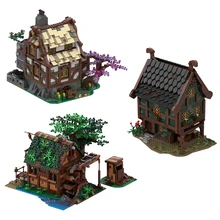 MOC The Medieval Watermill Tree House Building Blocks Set Architecture Hut Farm Merchant Store Bricks Toys For Children Kid Gift
MOC The Medieval Watermill Tree House Building Blocks Set Architecture Hut Farm Merchant Store Bricks Toys For Children Kid Gift