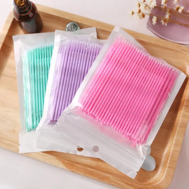 100pcs Disposable Eyelashes Extension Cotton Swabs Mini lashes Applicators Mascara Brush Eyelash Extensions Tools Kit
100pcs Disposable Eyelashes Extension Cotton Swabs Mini lashes Applicators Mascara Brush Eyelash Extensions Tools Kit