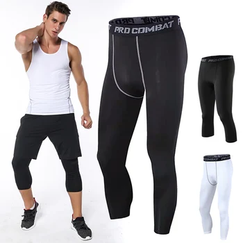 Newly Men Leggings Elastic Breathable Slim Three Quarter Exercise Pants for Basketball DO99
Newly Men Leggings Elastic Breathable Slim Three Quarter Exercise Pants for Basketball DO99