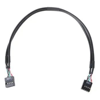 9Pin USB Header Male 1 to 2/4 Female Extension Cable Card 9-Pin USB HUB Adapter B95C
9Pin USB Header Male 1 to 2/4 Female Extension Cable Card 9-Pin USB HUB Adapter B95C