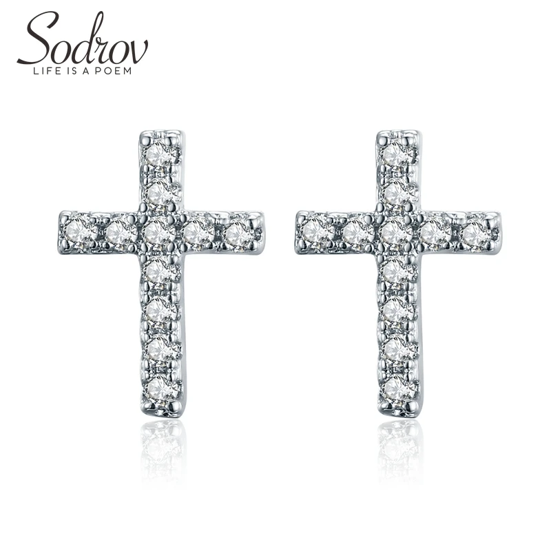 Sodrov Classic Small Cross Stud Earrings Jewelry 925 Sterling Silver Geometric For Women Fine Party Accessories silver earrings
Sodrov Classic Small Cross Stud Earrings Jewelry 925 Sterling Silver Geometric For Women Fine Party Accessories silver earrings