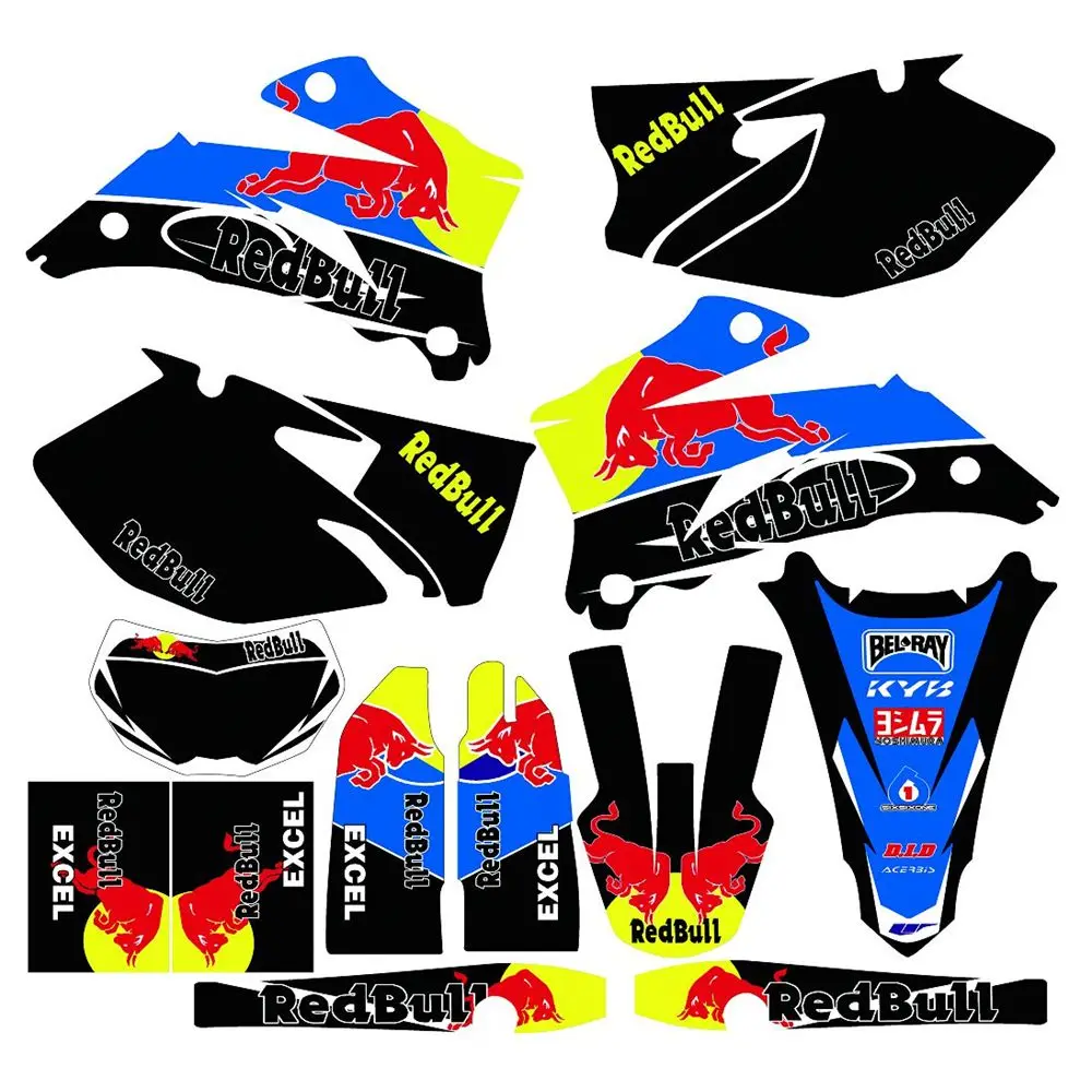 New Bull Full Graphics Decals Stickers Custom Number Name 3M Bright Matte For YAMAHA WR250F 07-14 and 450F 2007-2011
New Bull Full Graphics Decals Stickers Custom Number Name 3M Bright Matte For YAMAHA WR250F 07-14 and 450F 2007-2011
