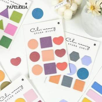PAPELERIA Geometric Figure Mini Memo Pad Kawaii 180 Pages Solid Color Simple Sticky Note Paper Sticker Label School Stationery
PAPELERIA Geometric Figure Mini Memo Pad Kawaii 180 Pages Solid Color Simple Sticky Note Paper Sticker Label School Stationery